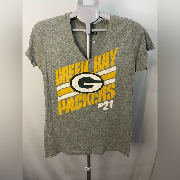 NFL Team Apparel Women's Green Packers T-Shirt‎ size XL - Picture 1 of 5